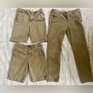 Kids Abercrombie Khaki Pants and Shorts 13/14